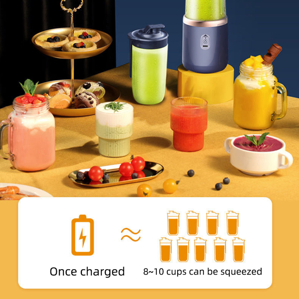휴대용 블렌더 USB 충전식 과일 착즙 컵 400ml  - Citrus Juicer Bar 리뷰 및 가격